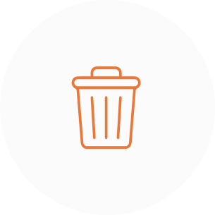 Emptying of bins and proper<br />
disposal of refuse